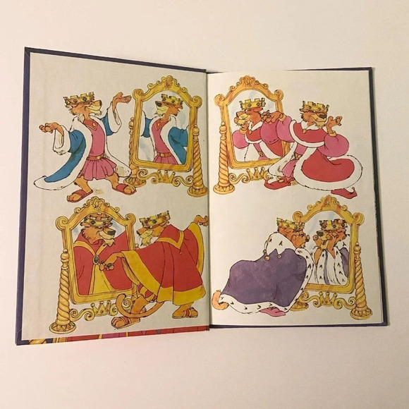 Vintage 1975 The Emperors New Clothes Disney World of Reading Book HC - Picture 6 of 14